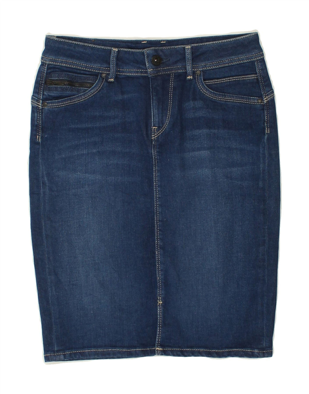 PEPE JEANS Womens Denim Skirt W26 Small  Blue Vintage PEPE Jeans and Second-Hand PEPE Jeans from Messina Hembry 
