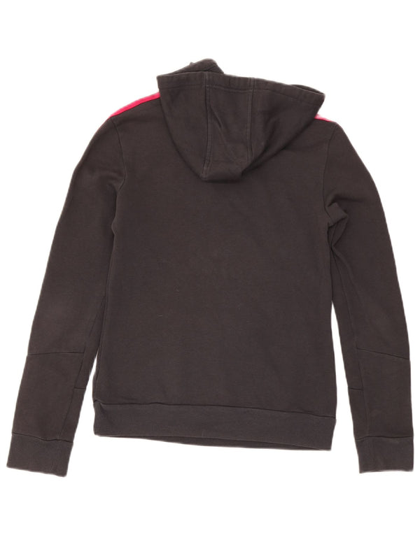 Damska bluza z kapturem Adidas Graphic UK 4/6 XS Szara bawełna