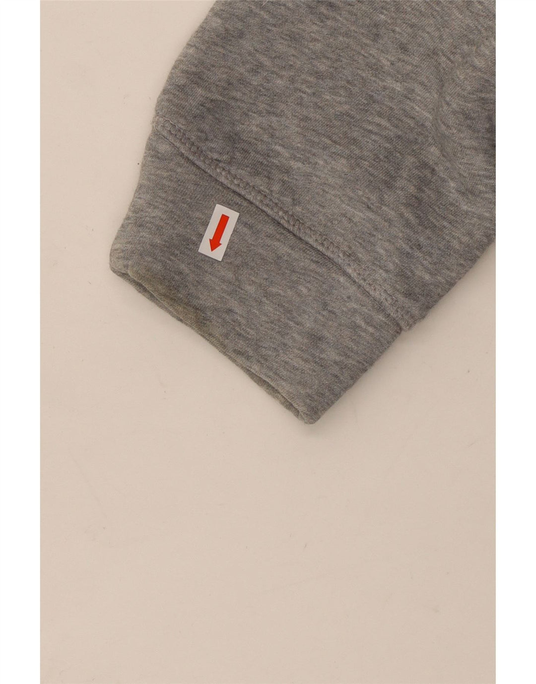 Damski sweter oversize z kapturem i grafiką TOMMY HILFIGER UK 14, średni szary