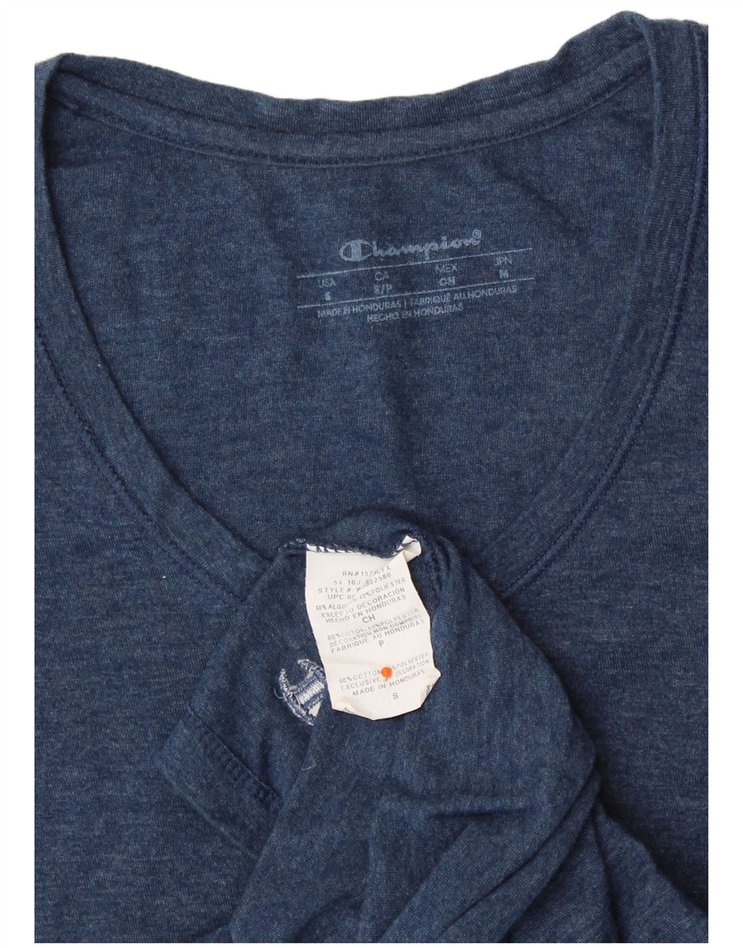 Koszulka damska CHAMPION Top UK 8 Small Blue Cotton