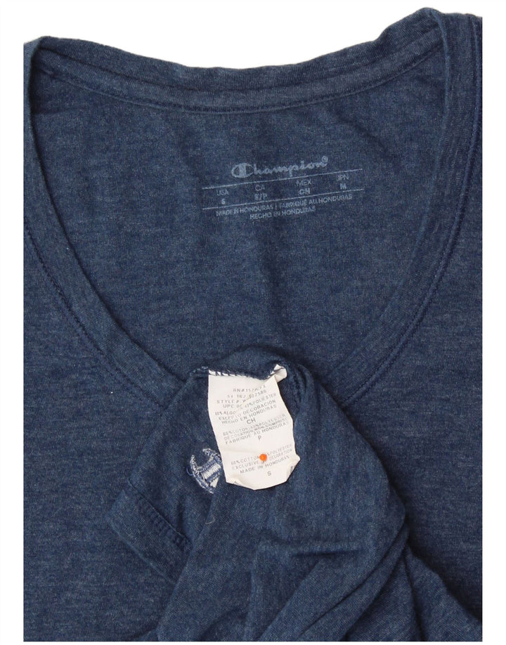 Koszulka damska CHAMPION Top UK 8 Small Blue Cotton