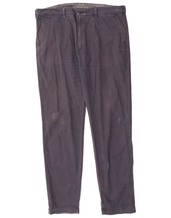 Męskie zwężane spodnie Chino LEVI'S W38 L34 Niebieska bawełna