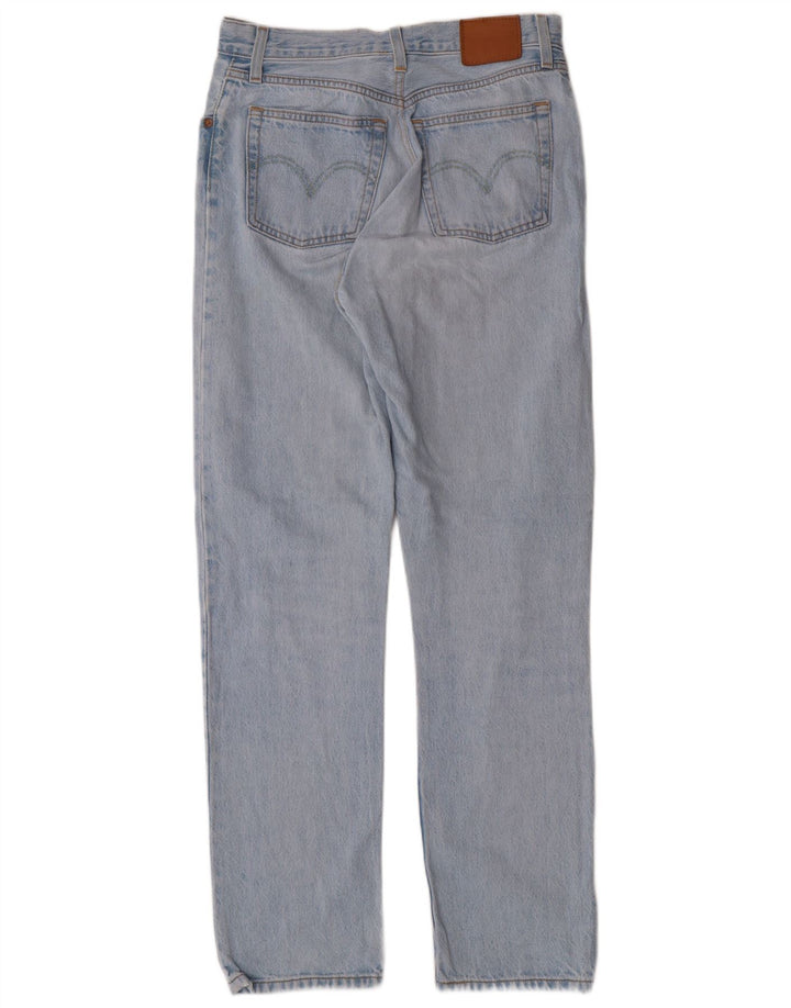 Damskie proste dżinsy LEVI'S W28 L30 Niebieskie bawełniane