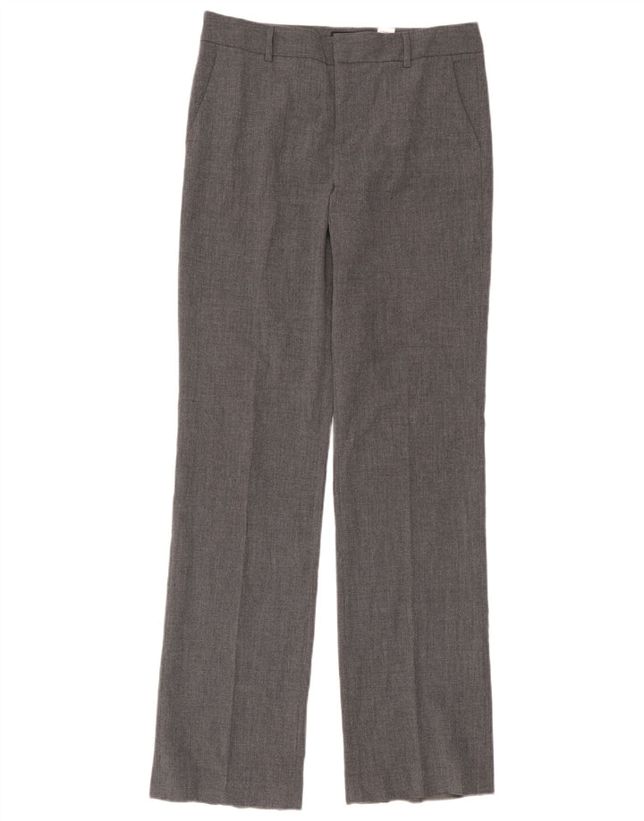 Damskie proste spodnie garniturowe Zara EU 40 Medium W30 L34 Szary poliester