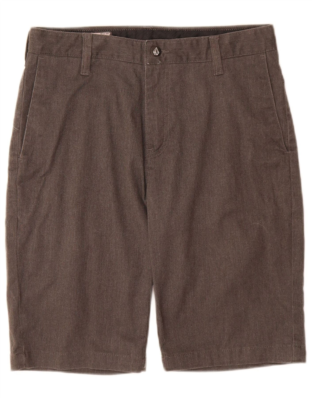 Męskie spodenki chino Volcom W28 małe, szare, bawełniane