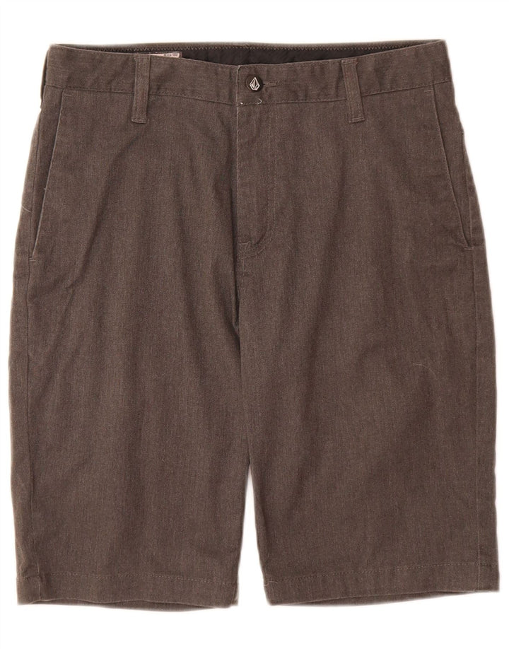 Męskie spodenki chino Volcom W28 małe, szare, bawełniane