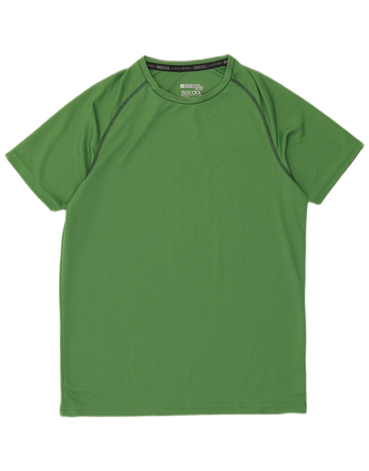 Męski t-shirt Mountain Warehouse, mały, zielony, poliestrowy
