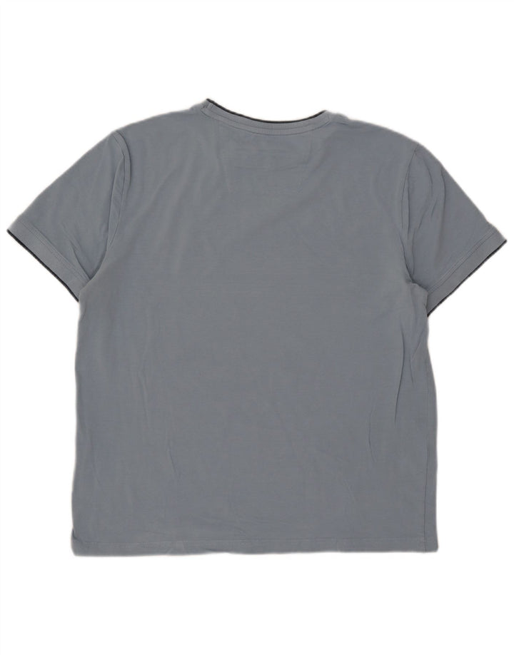 T-shirt męski Nautica, duży, niebieski, bawełniany