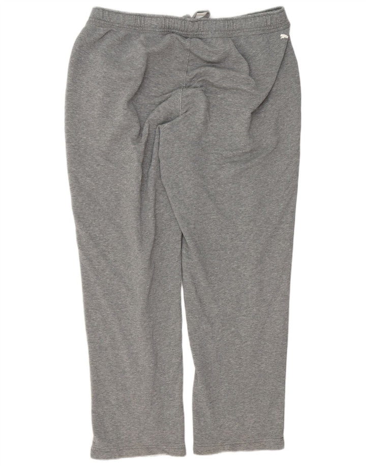 Męskie spodnie dresowe Puma 2XL, szare, bawełniane w plamki