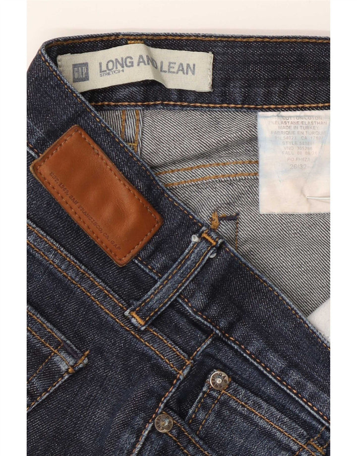 Damskie jeansy Gap Bootcut W26 L32 Granatowe, bawełniane