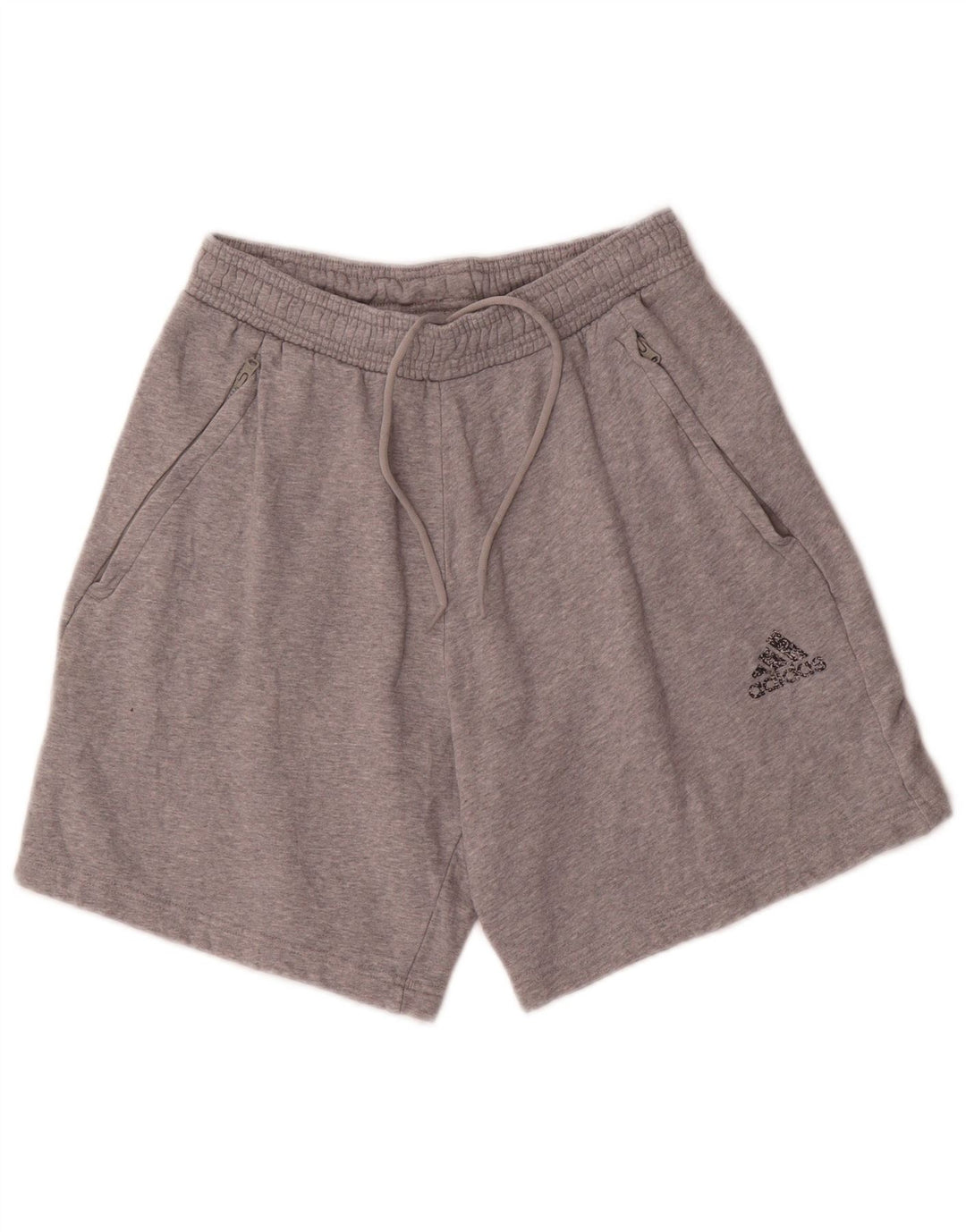 Męskie spodenki sportowe Adidas, średnioszare, nakrapiane