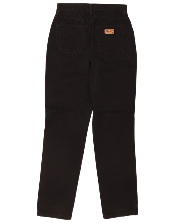 Wrangler Mens Lucy High Waist Straight Jeans US 12 Large W28 L32 Black