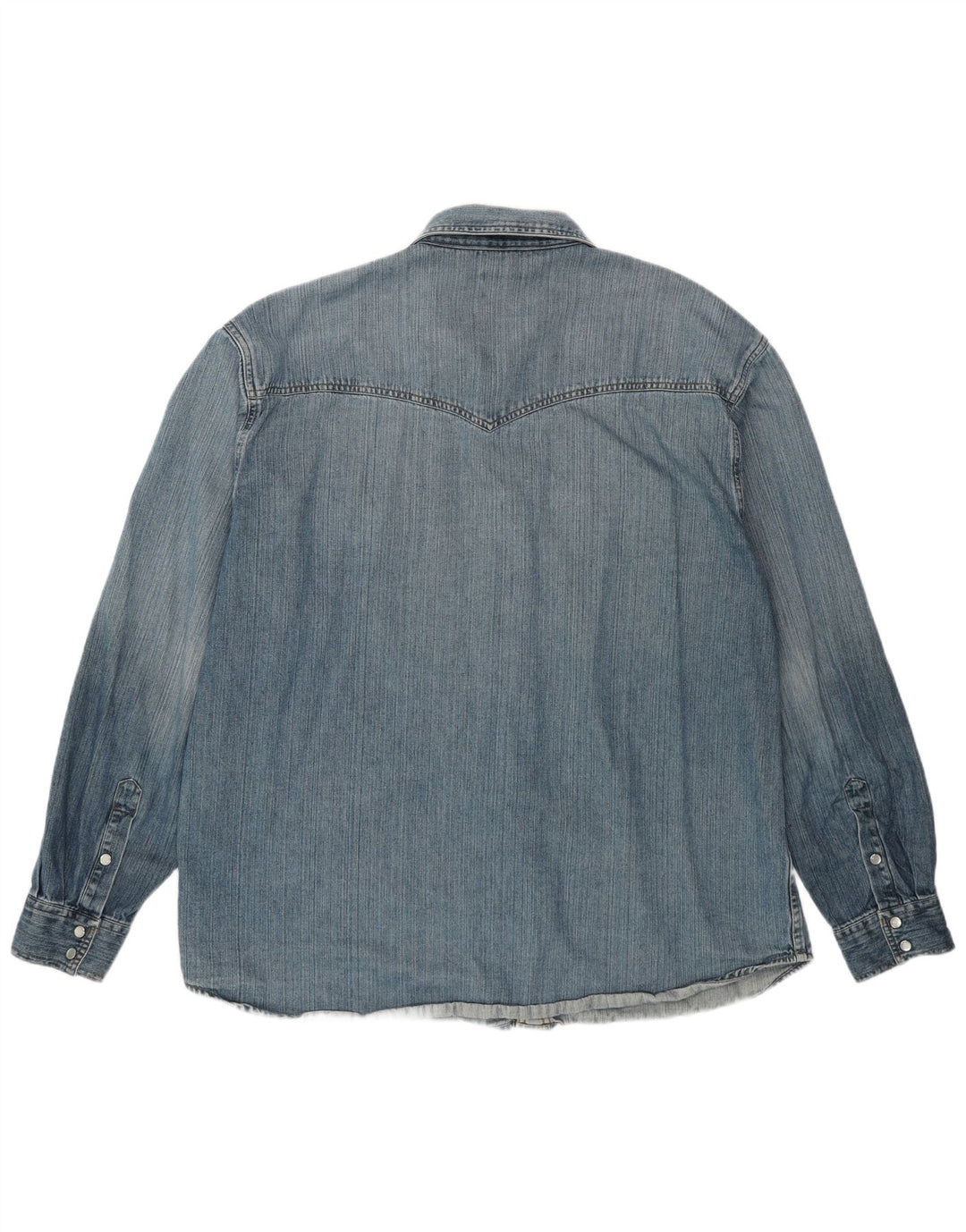 Męska koszula dżinsowa WRANGLER 2XL, niebieska, bawełniana