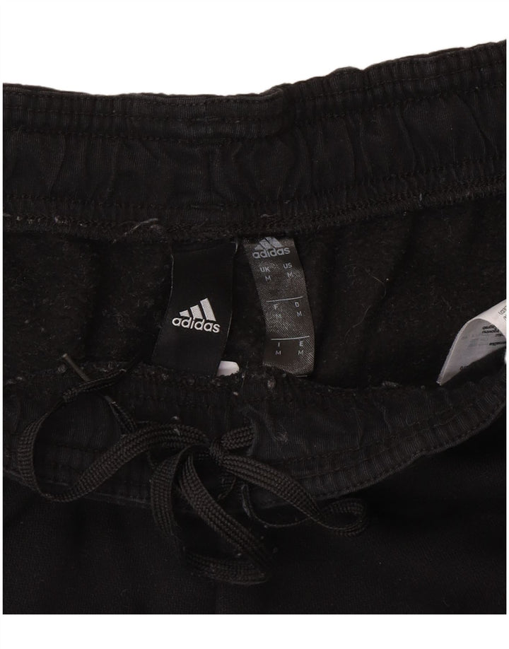 Męskie spodnie dresowe Adidas, średnie czarne, bawełniane