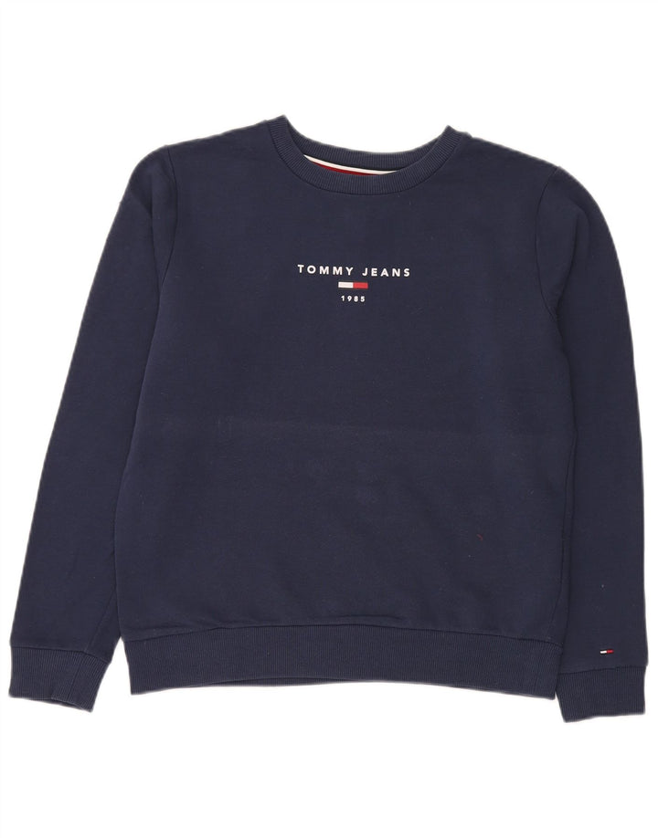 Damska bluza z grafiką Tommy Hilfiger UK 14, średni granat