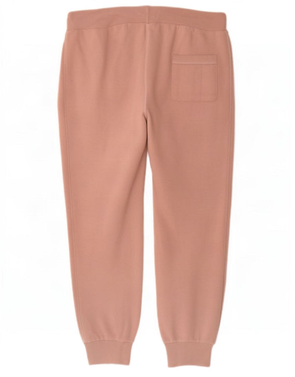 Damskie spodnie dresowe Superdry Joggers UK 16, duże, różowe, bawełniane