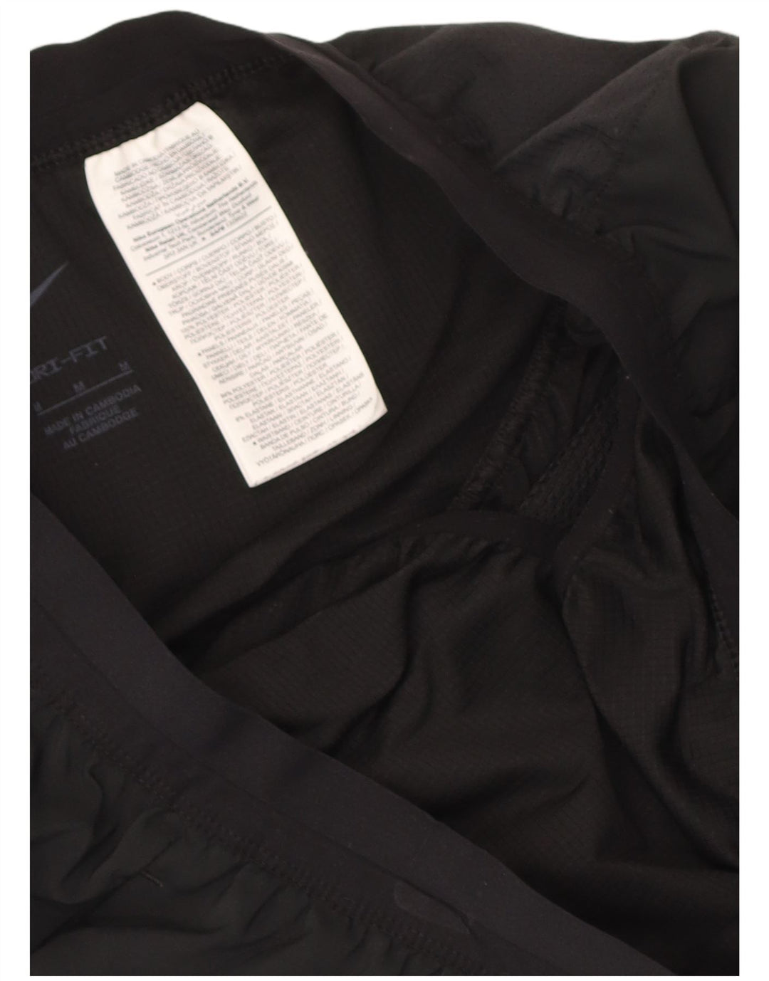 Męskie spodenki sportowe Nike Dri Fit, średni czarny poliester