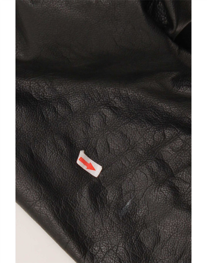Męska kurtka skórzana Ironsides UK 42 XL czarna