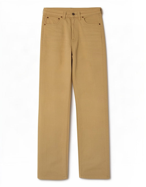 Męskie jeansy Levi's 501 Straight W28 L28 Beżowa bawełna