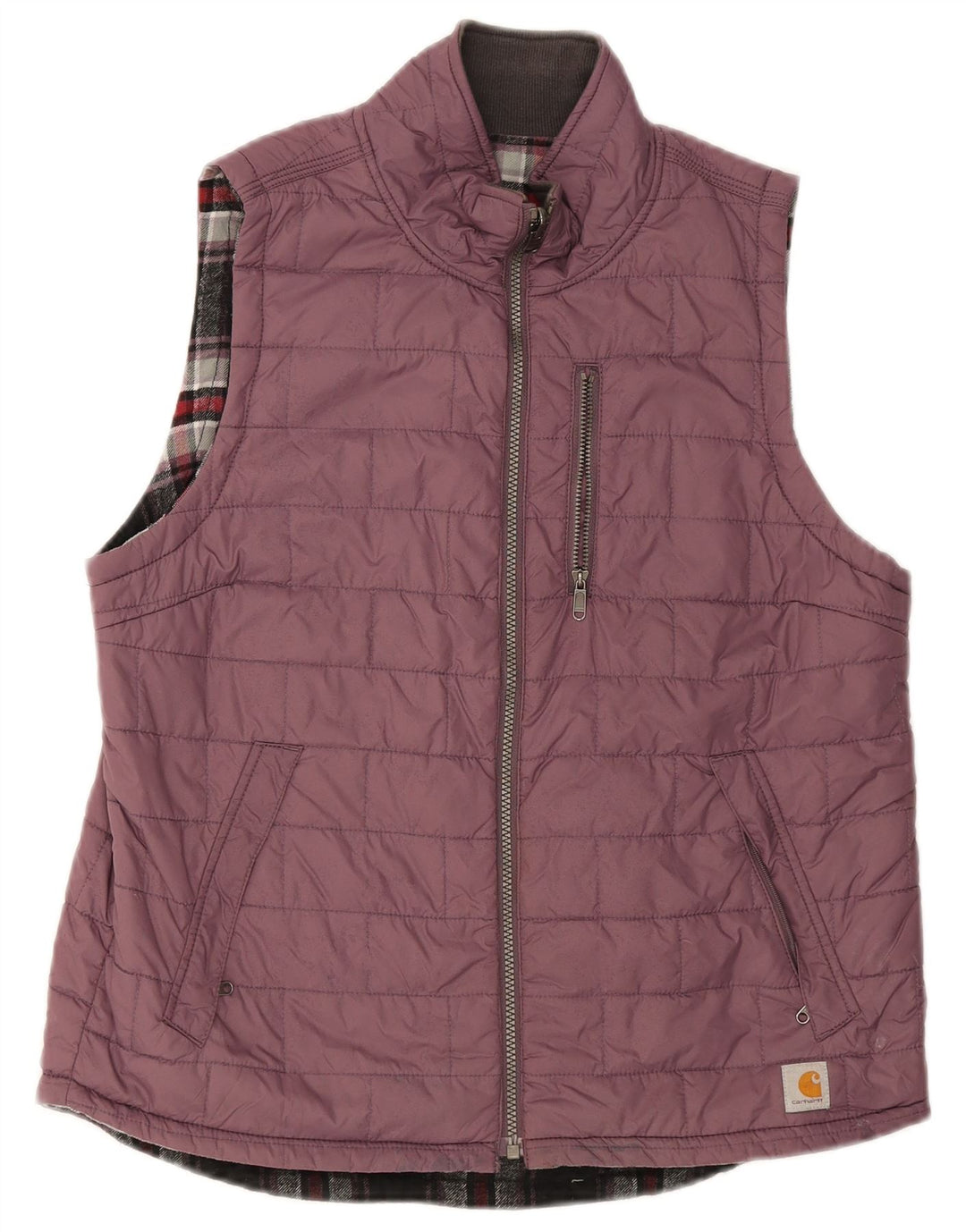 Damska wyściełana kamizelka CARHARTT US 8/10, średni fiolet, nylon