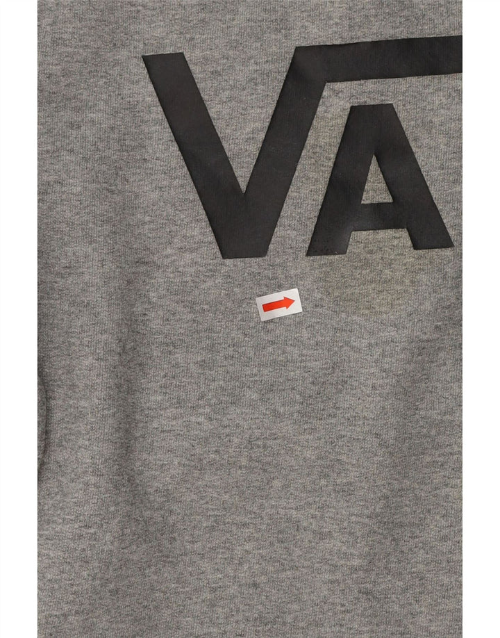 Damska bluza z grafiką Vans, UK 18 XL, szara bawełna