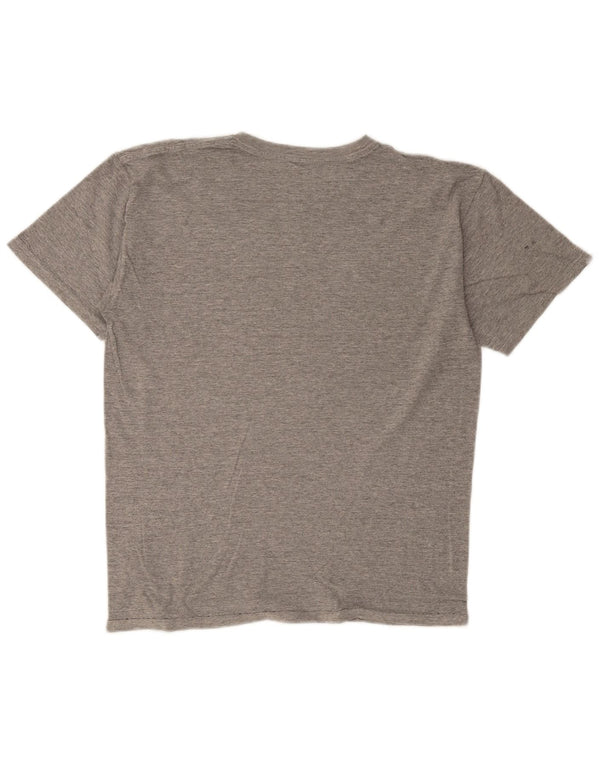 Vans Mens Graphic T-Shirt Top Medium Grey Flecked Cotton