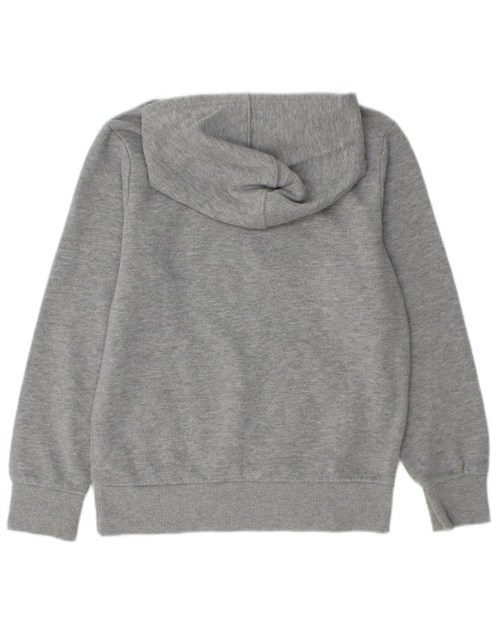 CONVERSE Boys Graphic Hoodie Jumper 10-11 Years Medium  Grey Cotton