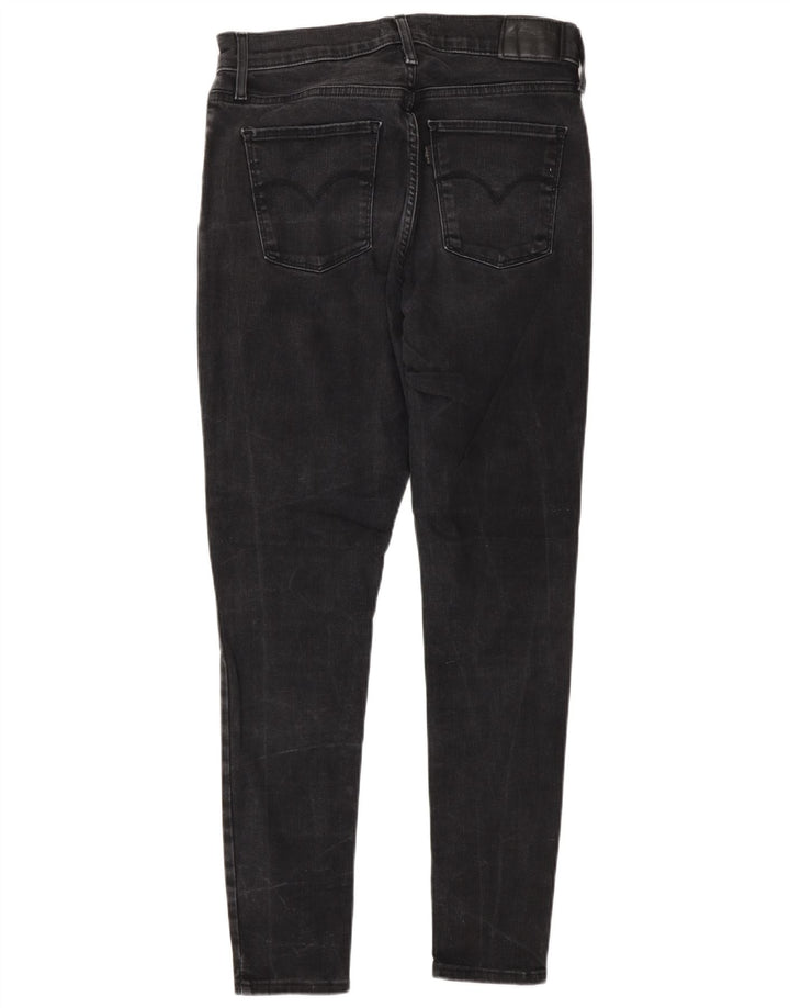 Damskie jeansy LEVI'S 720 z wysokim stanem, bardzo obcisłe W30 L27, szara bawełna