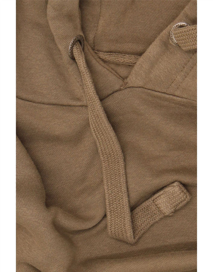 Męski sweter z kapturem French Connection, bawełna khaki, średnia