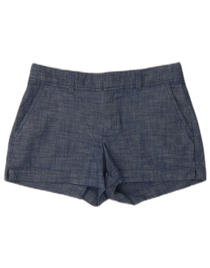 Damskie spodnie Gap Curvy Hot Pants US 2 XS W28, niebieska bawełna