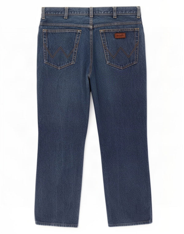 Męskie jeansy Wrangler o prostym kroju W36 L30, niebieskie, bawełniane