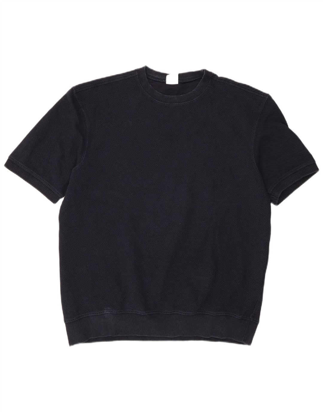 T-shirt męski Zara, duży, bawełniany, granatowy