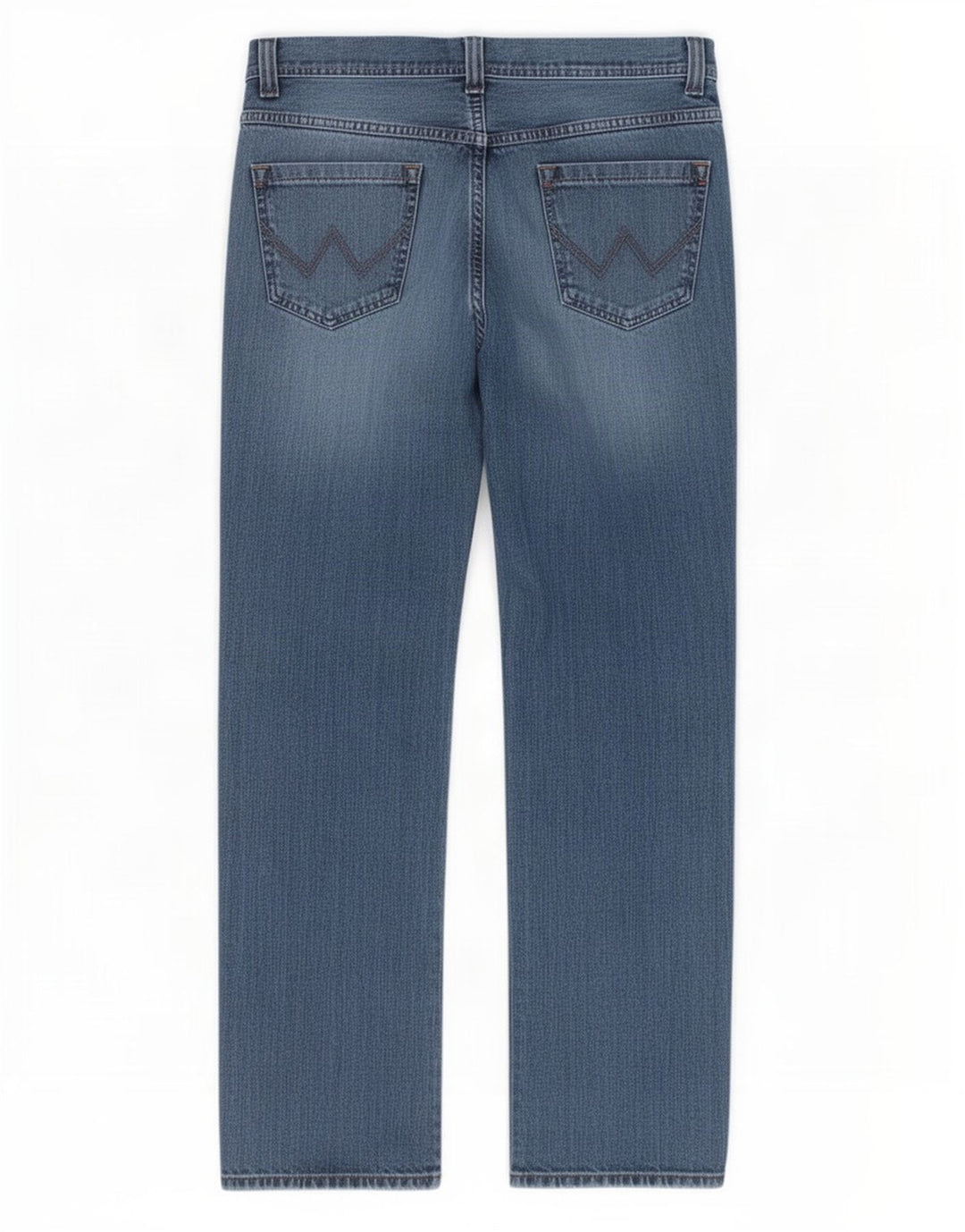 Wrangler Męskie Wesley Regular Straight Jeans W36 L32 Niebieskie bawełniane