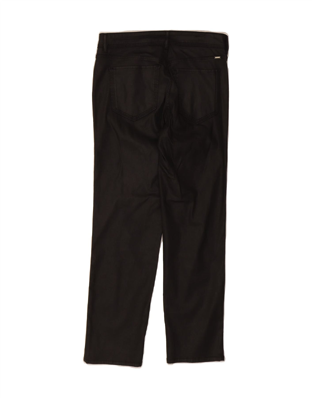 MASSIMO DUTTI Womens Straight Casual Trousers US 8 Medium W28 L27 Black Vintage Massimo Dutti and Second-Hand Massimo Dutti from Messina Hembry 