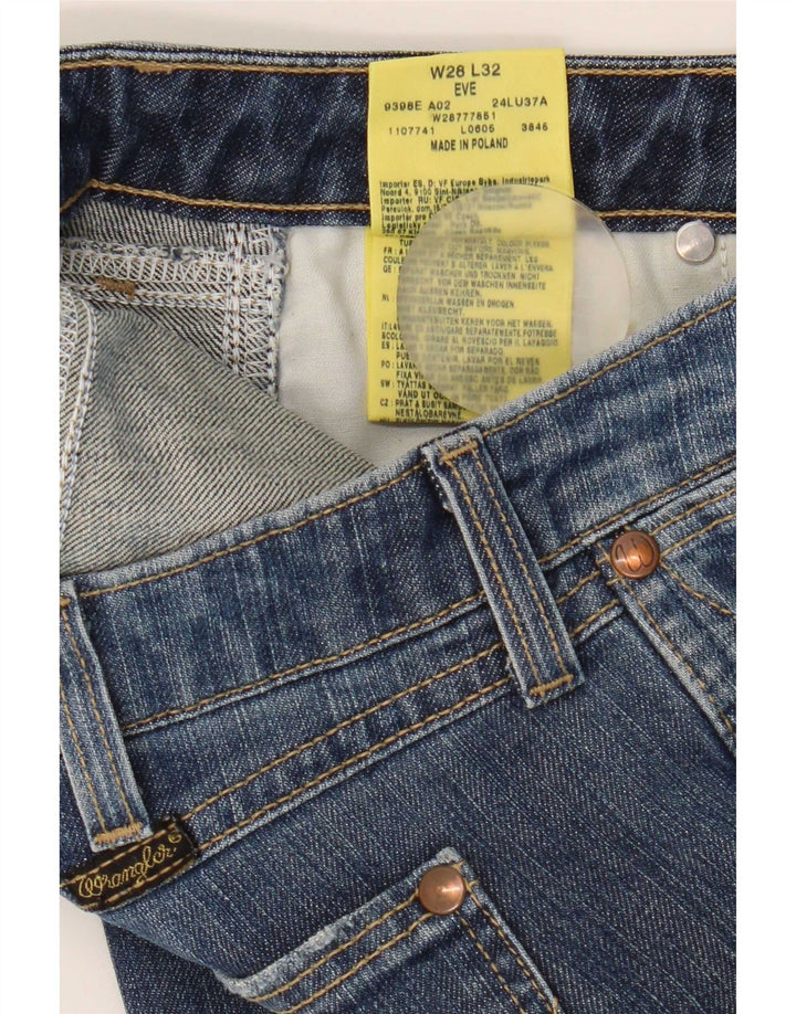 Jeansy damskie Wrangler Eve Bootcut W28 L32 Niebieskie bawełniane