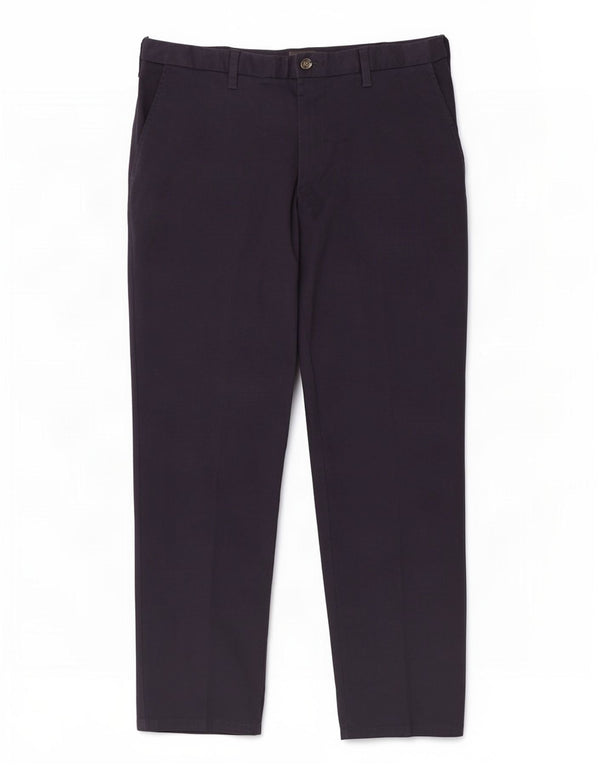 Męskie spodnie typu chino Regular Marks & Spencer W38 L31 Granatowa bawełna