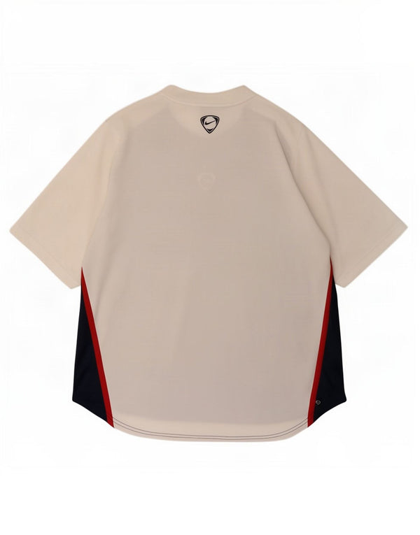 T-shirt męski Nike Top UK 45/47 XL Granatowy poliester z blokami kolorów