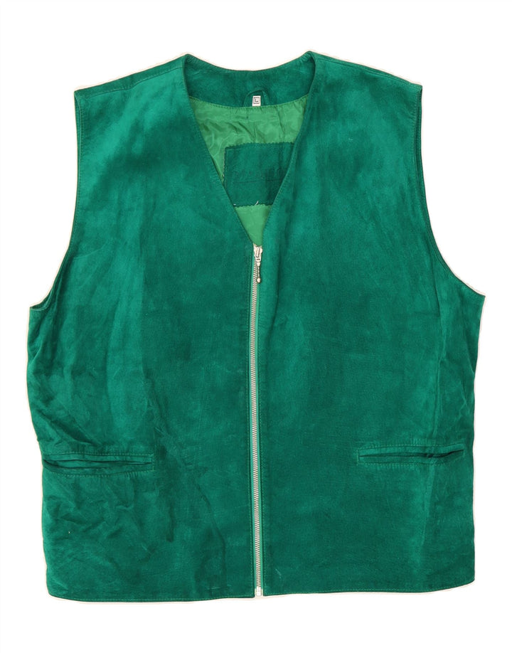 MADISON Mens Gilet Large Green Vintage Madison and Second-Hand Madison from Messina Hembry 