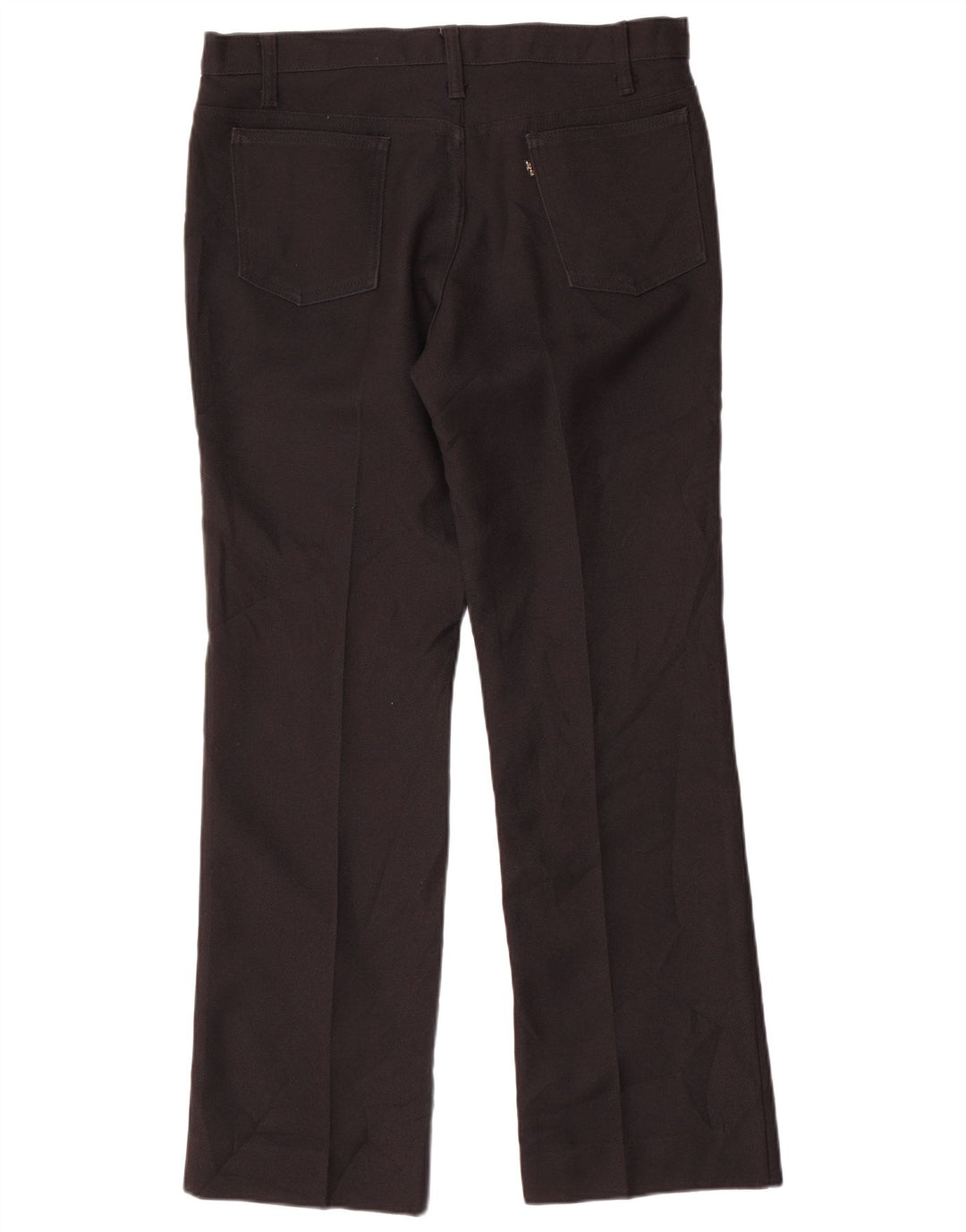 Męskie proste spodnie codzienne LEVI'S W35 L32 Czarny poliester