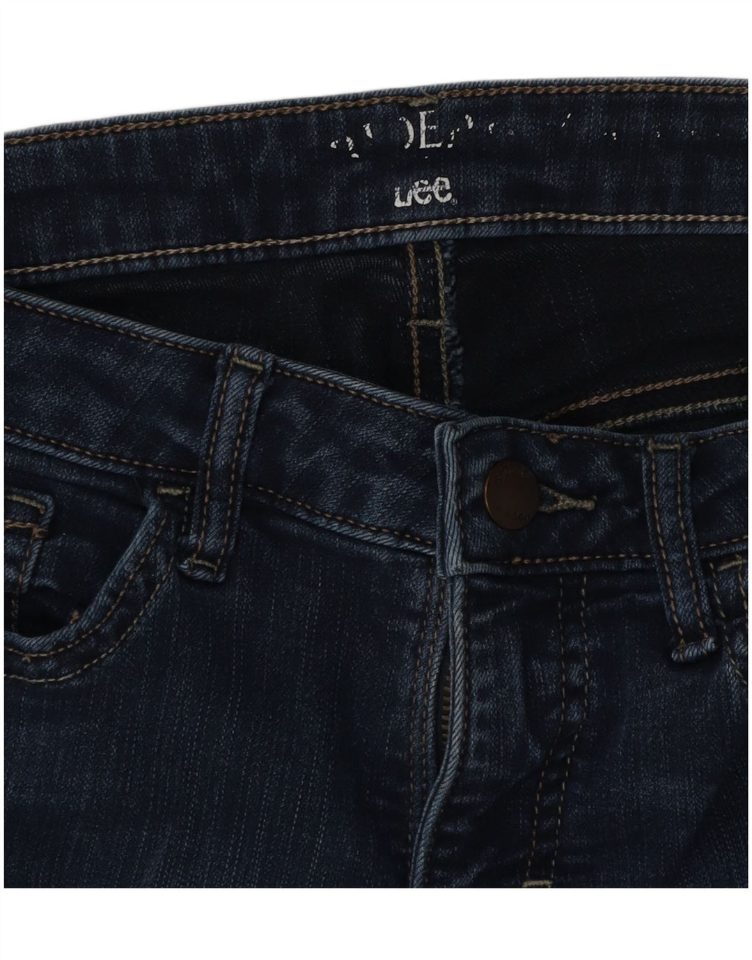 Damskie jeansy skinny LEE W28 L28 granatowe