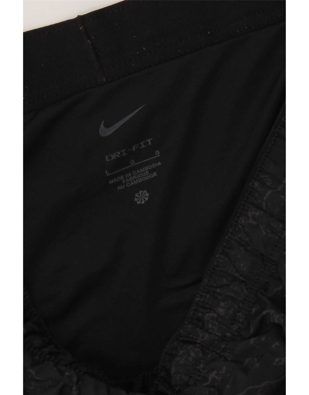 Męskie spodenki sportowe Nike Dri Fit, duży, czarny kamuflaż