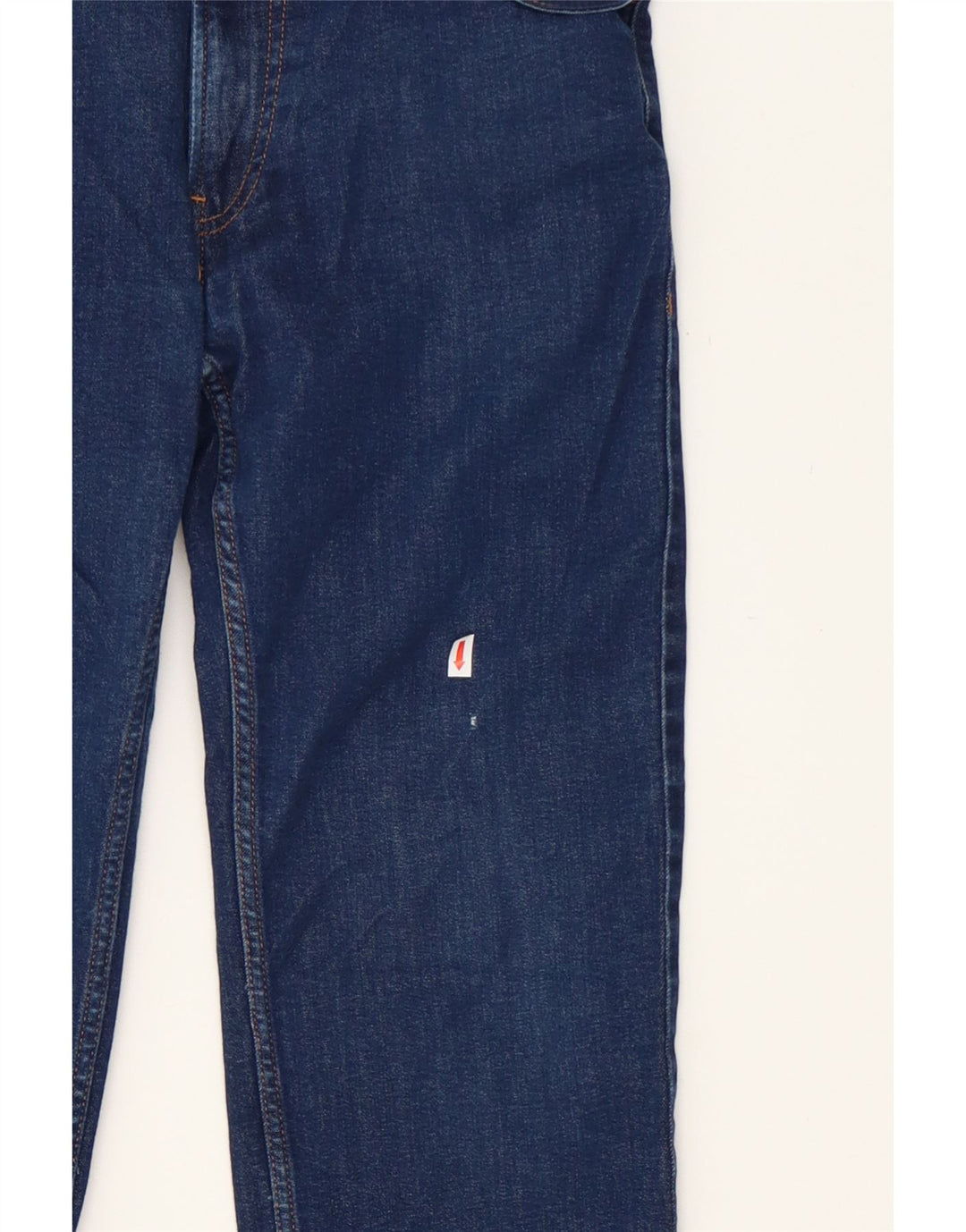 TRUSSARDI Womens Straight Jeans W36 L31 Blue Polyester Vintage Trussardi and Second-Hand Trussardi from Messina Hembry 