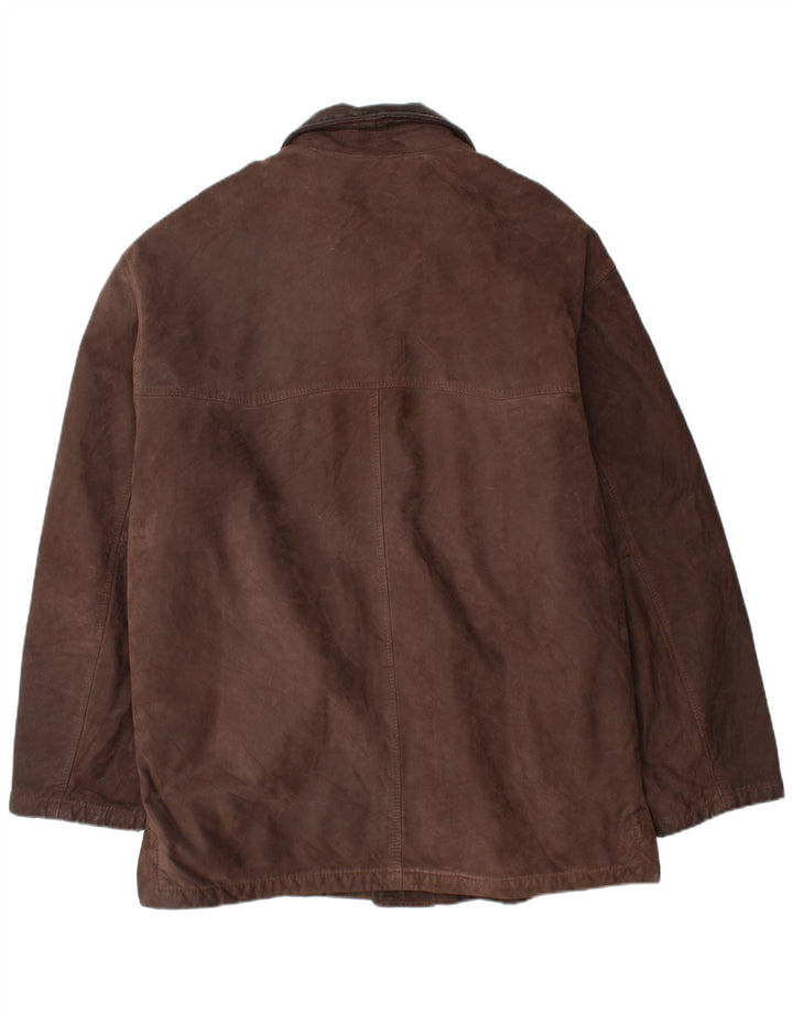 Pelle Moda Męska kurtka skórzana IT 54 2XL Brązowa skóra