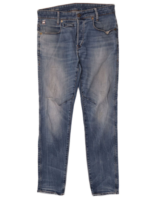 Męskie jeansy slim G-Star W30 L30 Niebieskie