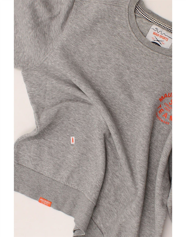 VINTAGE Mens Sweatshirt Jumper IT 56 XL Grey Cotton Vintage Vintage and Second-Hand Vintage from Messina Hembry 