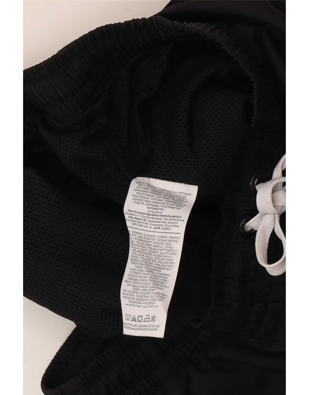 Męskie spodenki kąpielowe Nike, duże, czarne, poliestrowe