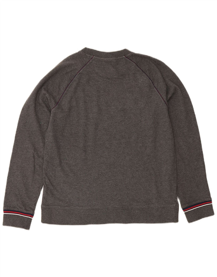 Męska bluza z grafiką Fila, średnioszara, bawełniana w plamki
