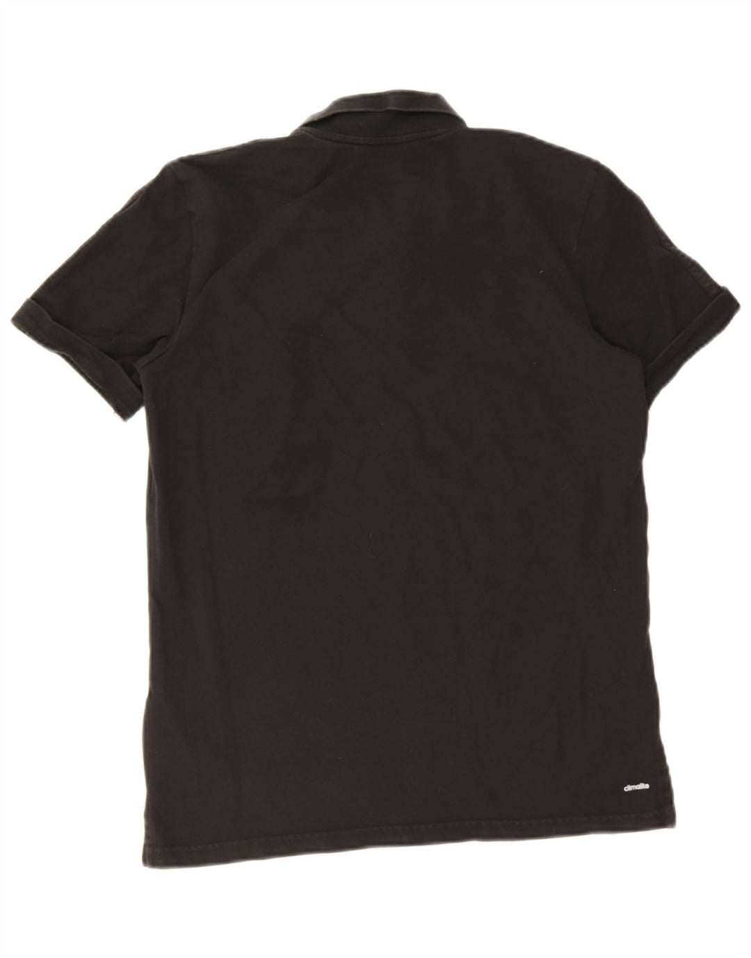 Męska koszulka polo Adidas Climalite, duża, czarna, bawełniana