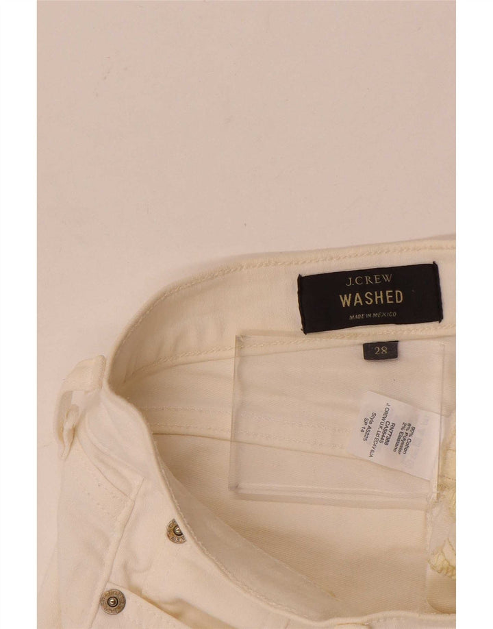 Damskie spodenki jeansowe J. Crew W28 Średnio złamanej bieli, bawełniane