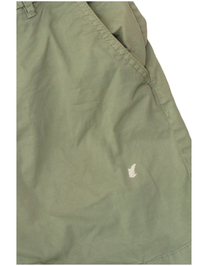 Damskie spodenki Chino Fat Face US 6 Medium W30, zielona bawełna